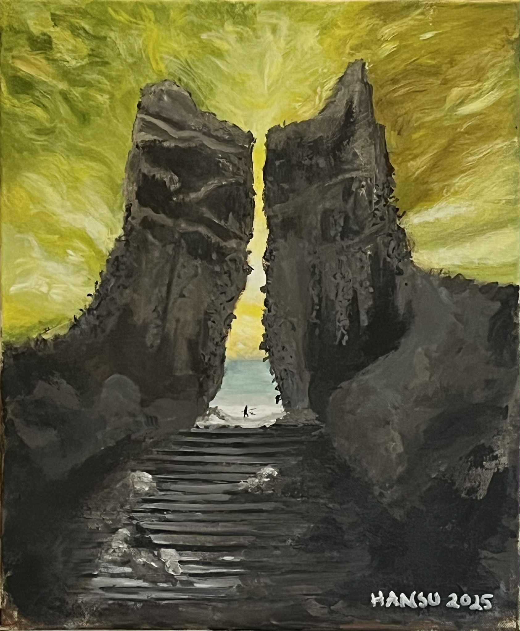 The Gate Akryl på duk