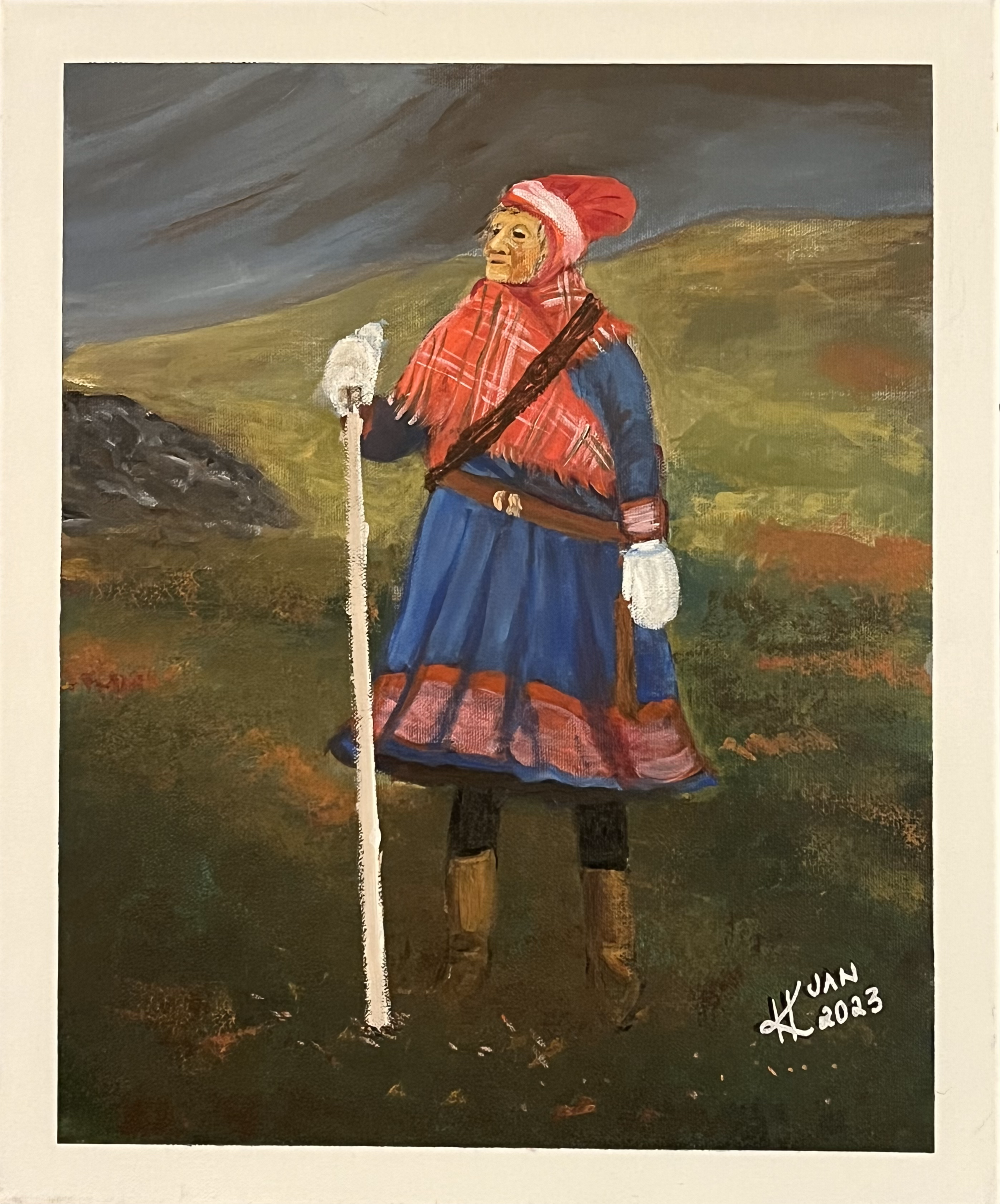 Akka Akryl på duk