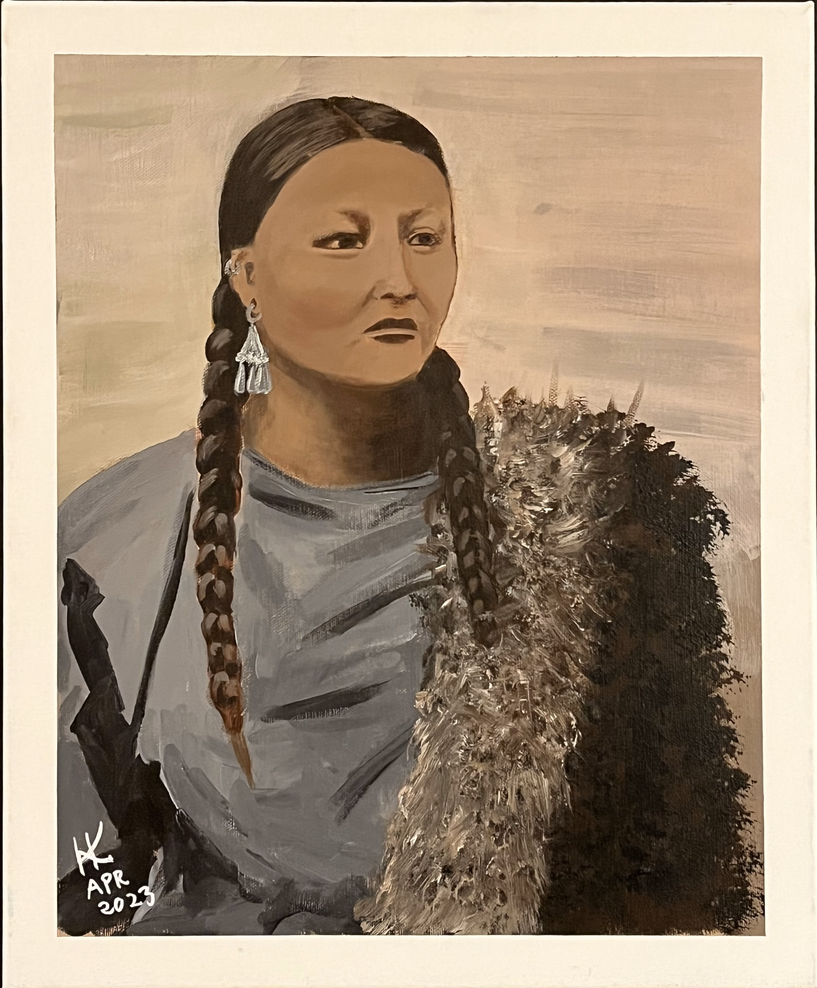 Squaw Akryl på duk