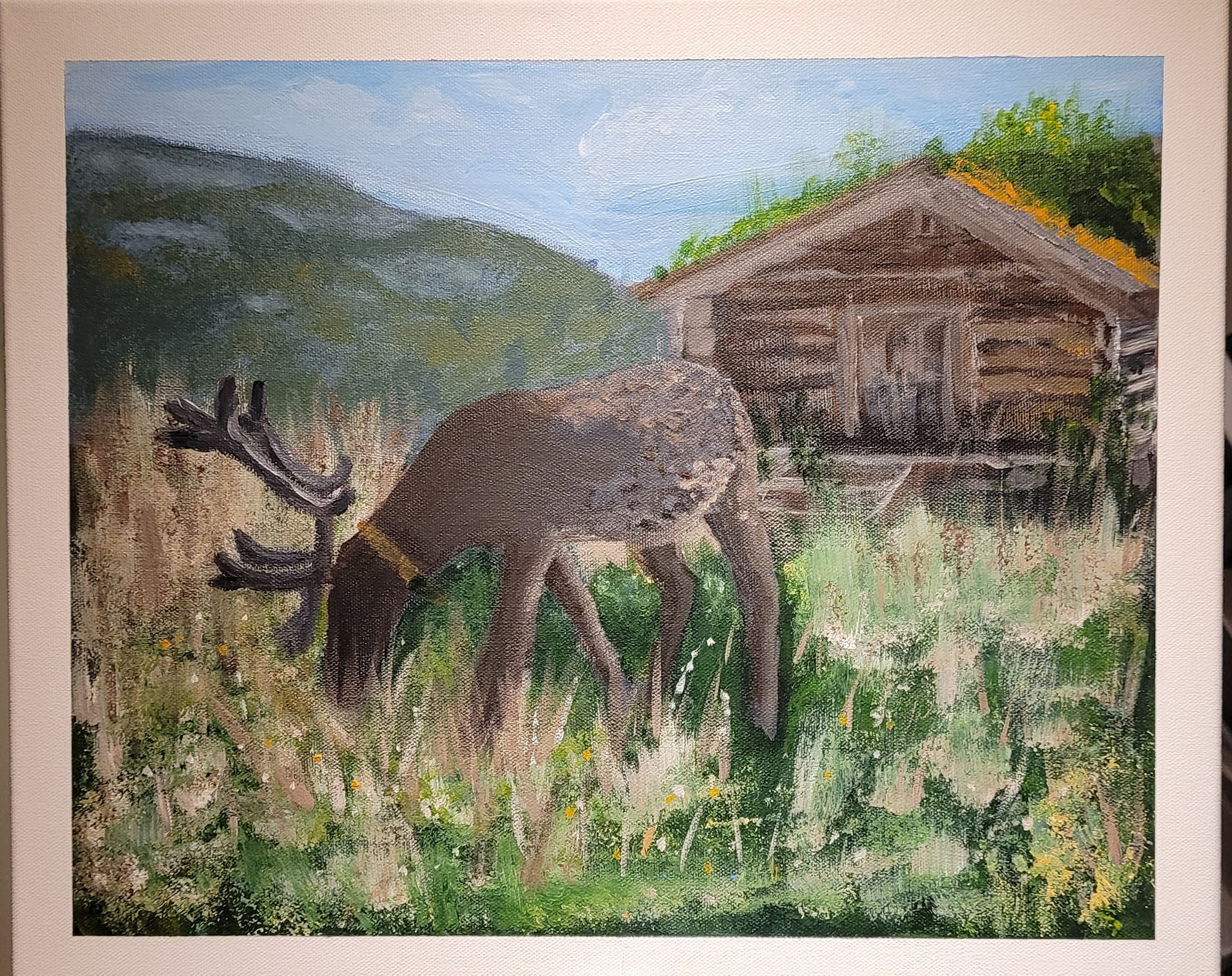 På Fjället Akryl på duk